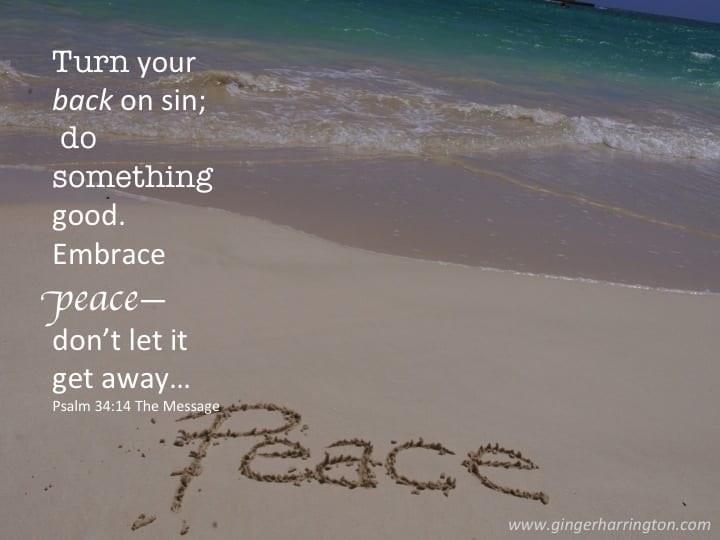 God’s Word + Obedience = PEACE.