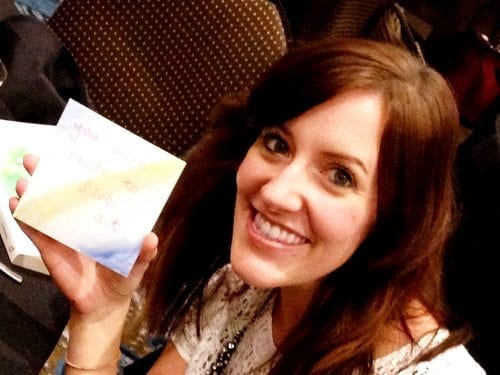 Ashley paints as worship