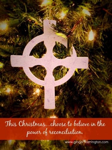 Cross Ornament with Text