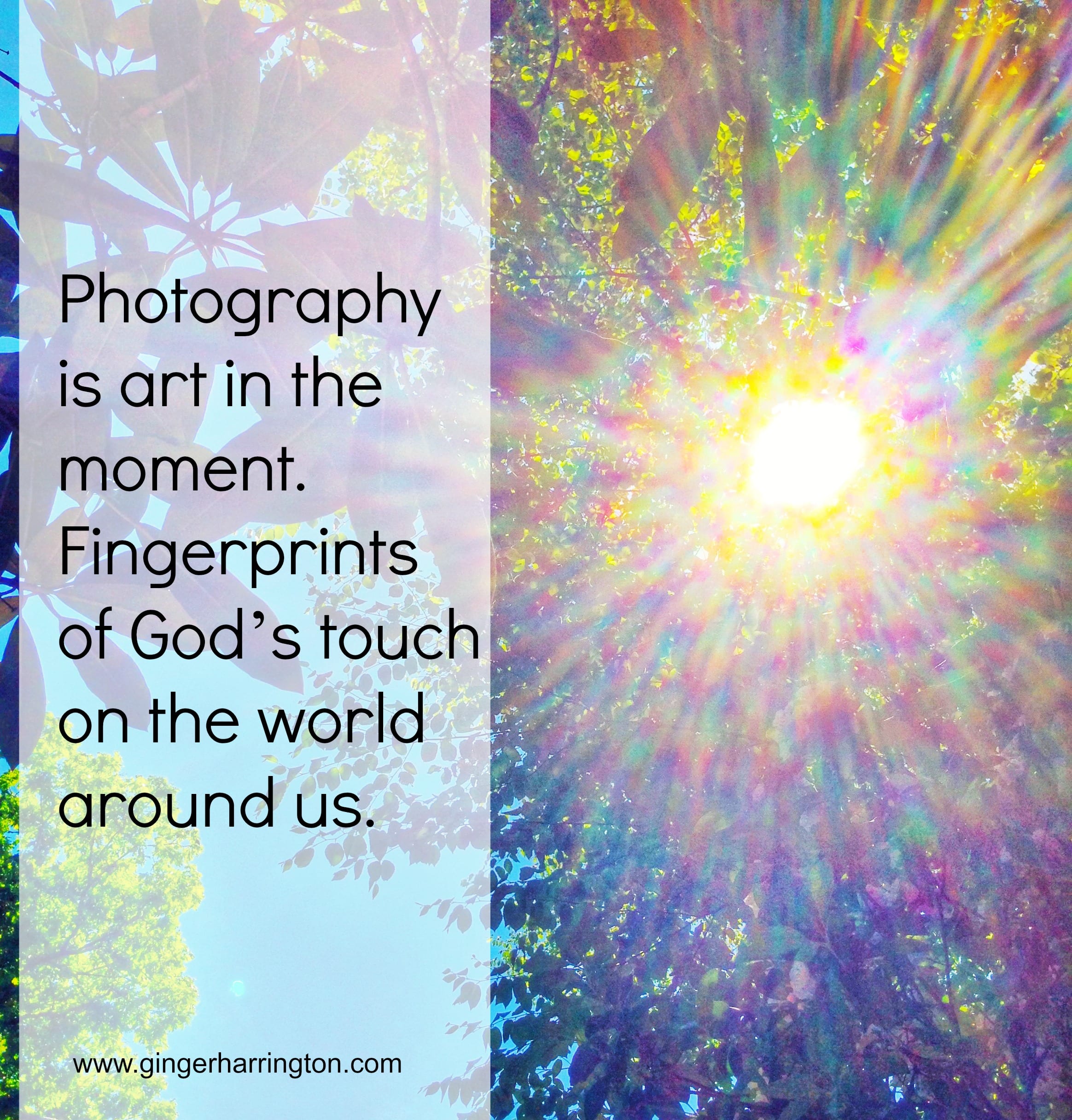 It’s Not All About the Words: Photography is Art in the Moment