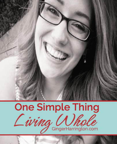 Discover the simplicity of living life with wholeness and holiness. One simple choice at a time.
