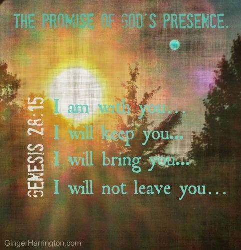 Pray the promise of God's presence for your children.