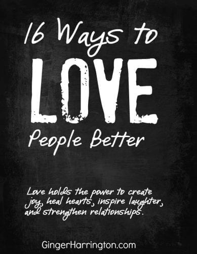 1 Corinthians 13:4-8 gives 16 ways to love people better