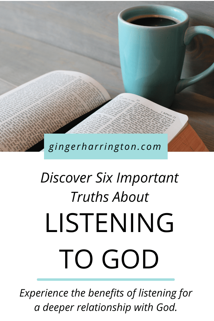 Discover six important and helpful truths about listening to God found in the Bible verse Isaiah 50:4-5. Hearing and listening to God in Scripture helps us to grow deeper with God as we recognize God's voice. Experience the benefits of listening to God when reading the Bible to accelerate your spiritual growth.