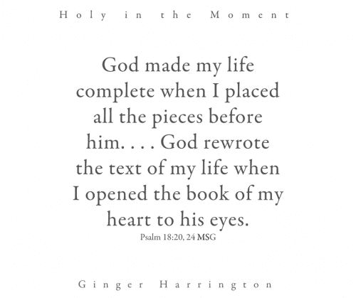 God does mighty things through the little choices we make to love, surrender, trust, pray, embrace truth, have good attitudes, and more. In Holy in the Moment, we're keeping it real and keeping it holy one choice at a time.