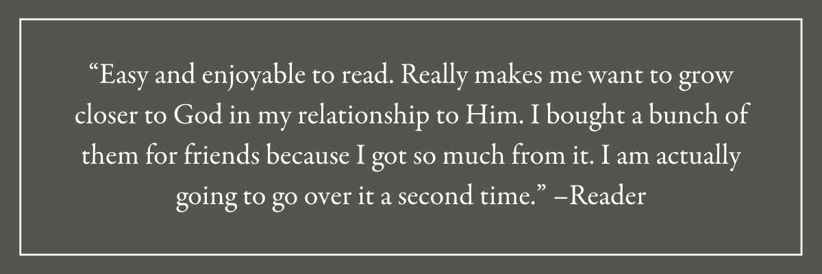 "This book is is all about bringing holiness into the ordinary moments of our daily lives.  Ginger illustrates the importance of choices that are made, and how those choices affect the way we live out a life of faith with stories from her own life.  She's relatable and honest and though this is a substantial book, the pages turn quickly because it's an engaging read."--Dawn Klinge