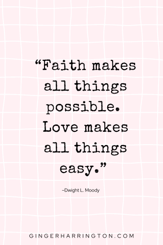 Pink background for typeset font for short quote on love.