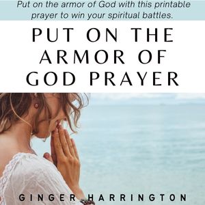 Printable Prayer to Put On Armor of God