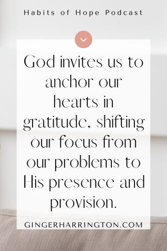 Gratitude quote on blurred neutral background
