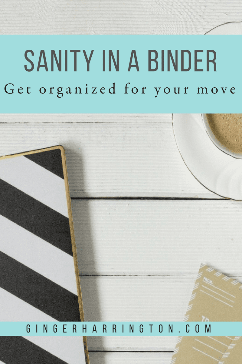 Need to get organized for your move? Make a moving notebook for your move. Get these tips from military spouses.