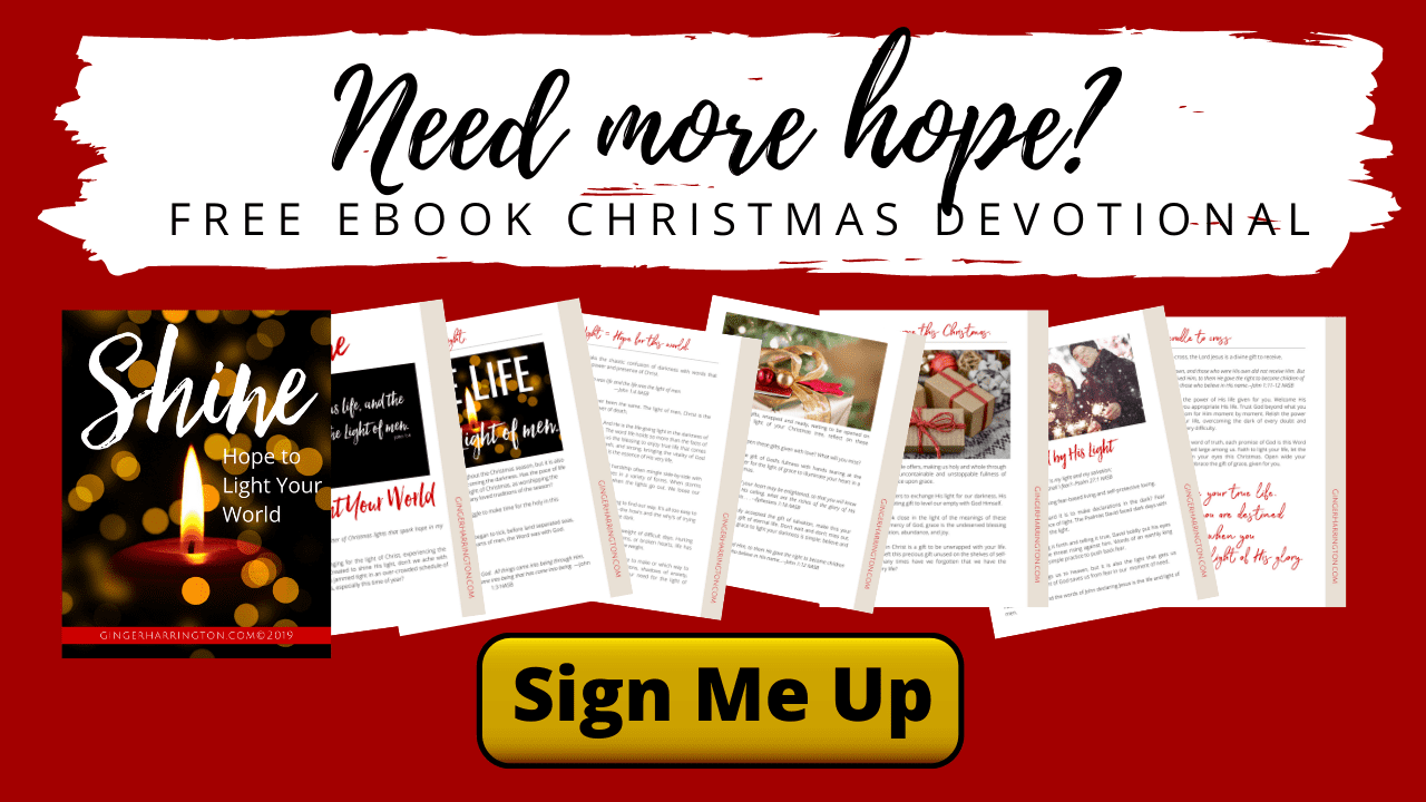 Need more hope? Get this free Christmas devotional to spark more hope in your life. Biblical inspiration for Christian women to reflect on Christ this Christmas. #christmas #devotions #freeresources
