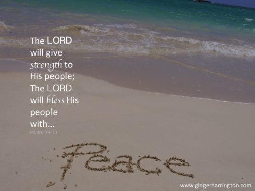 The Lord will Bless His People with Peace Psalm 29:11