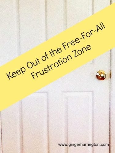 Keep Out of the Frustration Zone