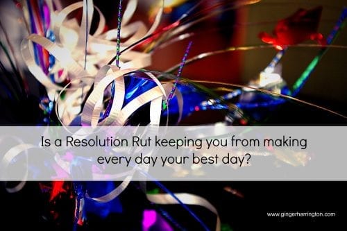 Confetti celebration Resolution Rut