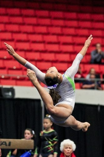 Sydney Jalali Gymnastic Competition