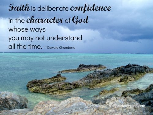 Deliberate confidence in God #chambers