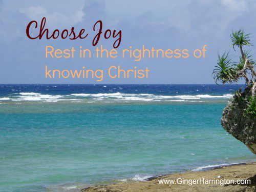 Knowing Christ is joy