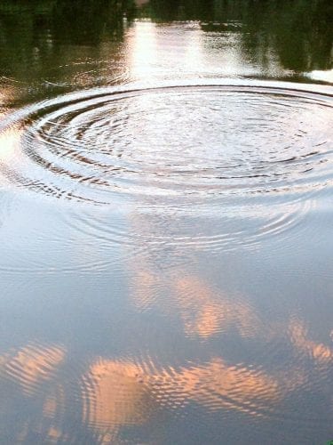 Ripples in water