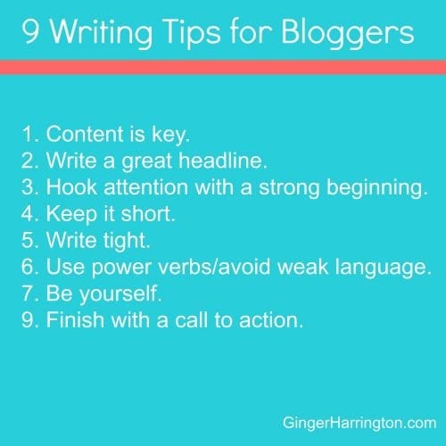 Use these tips to improve your writing and blogging.