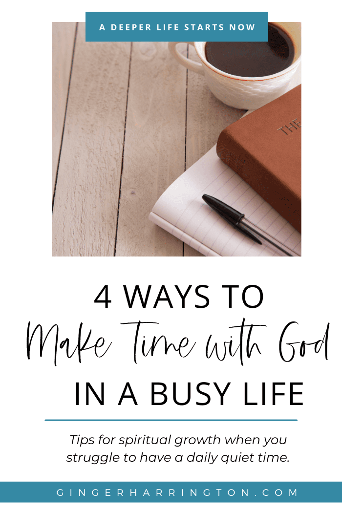 Coffee cup with journal and bible on a table demonstrate time with god