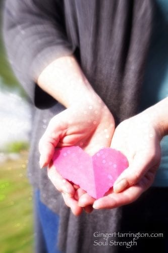 Cupped Hands with Heart