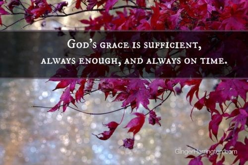 God's grace is sufficient