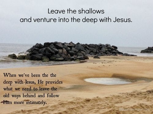 Venture into the deep with Jesus