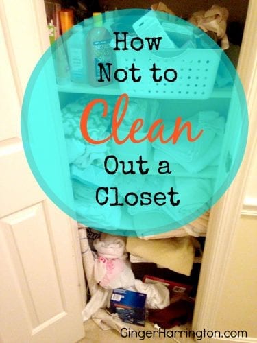Household humor for getting organized