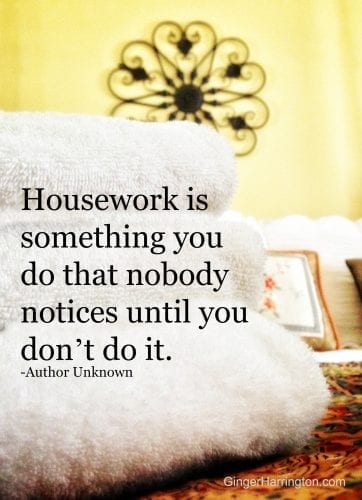 housework quote