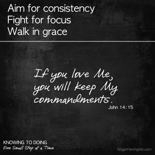 Obeying God's Word, Keep my Commandments, Loving God