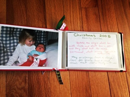 How to Create a Christmas Memory Book of Faith