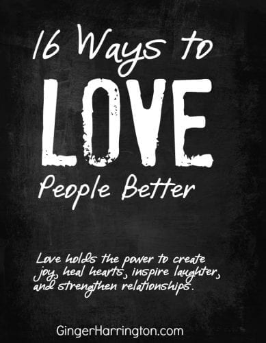 1 Corinthians 13:4-8 gives 16 ways to love people better