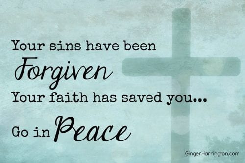 Find peace when you are desperate to be forgiven.