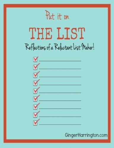 Humor, List Making, Organization