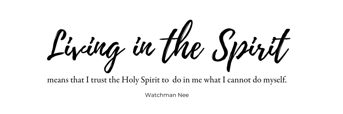 Walking in the Spirit means trusting the Holy Spirit to do what we cannot do ourselves. Trust the Holy Spirit to help you combat negative thinking.