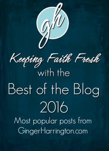 Keeping Faith Fresh best of the blog 2016