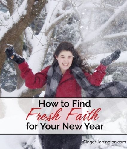 How to Find Fresh Faith for Your New Year. ask God to place His desires and fresh faith in your heart. Find delight in His presence knowing that His work in your heart is the work that is bringing everything together, holy and whole.