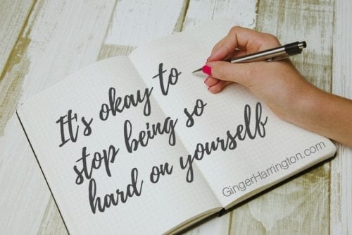 It's okay to give yourself a break. It's okay to stop being so hard on yourself. It's okay to love yourself.