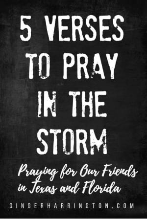 5 Verses to Pray in the Storm: Praying for Texas and Florida