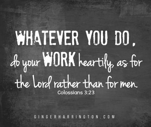 Praying our kids back to school with Colossians 3:23--Do your work heartily as for the Lord rather than for men.