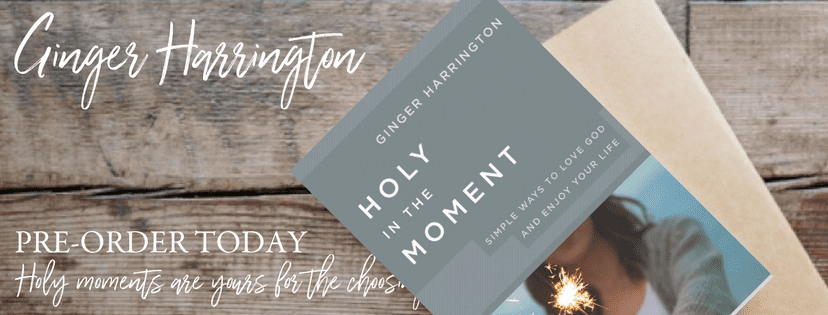 Holy in the Moment, a book to encourage your heart and set your soul free to love God, embrace truth, and enjoy life...one moment at a time.