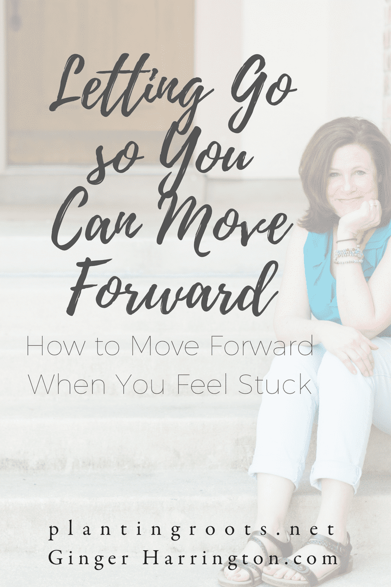 Ever feel stuck in past challenges? Letting go is the first step to moving forward. God can do mighty things when we stop holding on the the things that hold us back.
