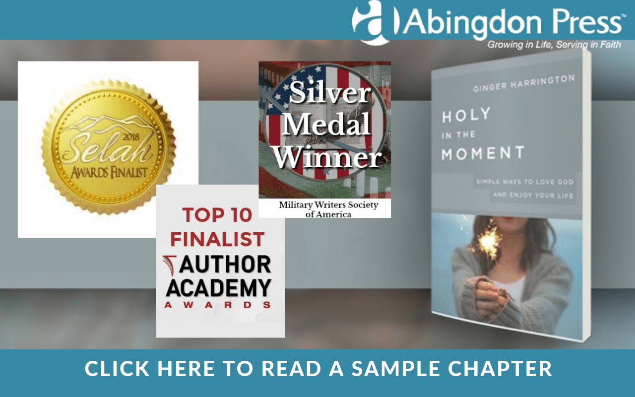 Enjoy a free sample chapter of the award-winning book by Ginger Harrington. Discover the practical difference intentional choices can make in your life. Choosing to trust God moment by moment opens a lifetime of holy moments to love God, embrace truth, and enjoy life. Don't let anxiety, insecurity, perfectionism hold you back. You were made to shine, so let's get to it!