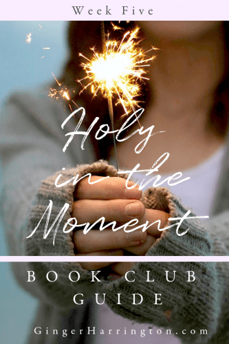 Join us for Week Five of the Holy in the Moment Book Club at GingerHarrington.com. This week we are discussing chapters 13-14 as we dig into the topic of loving others well.