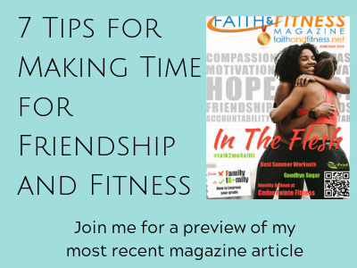 7 Tips for Making Time for Friendship and Fitness
