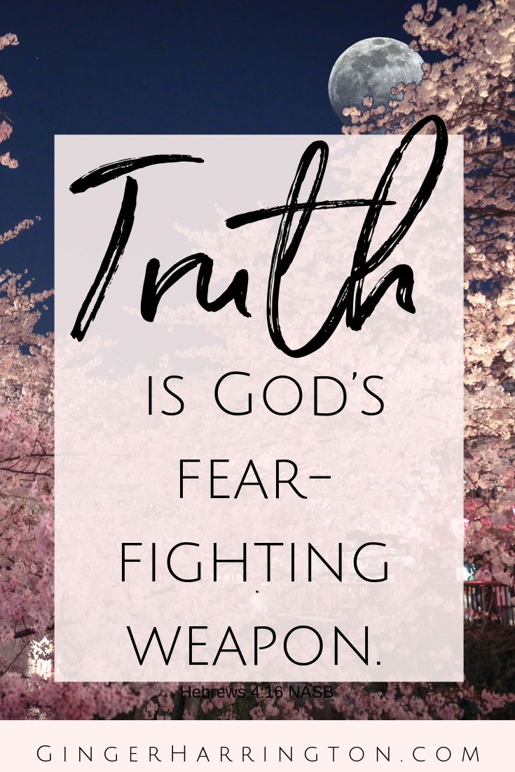 Fight fear, worry, and anxiety with the power of God's truth. God's word is our most effective weapon in battling fear.