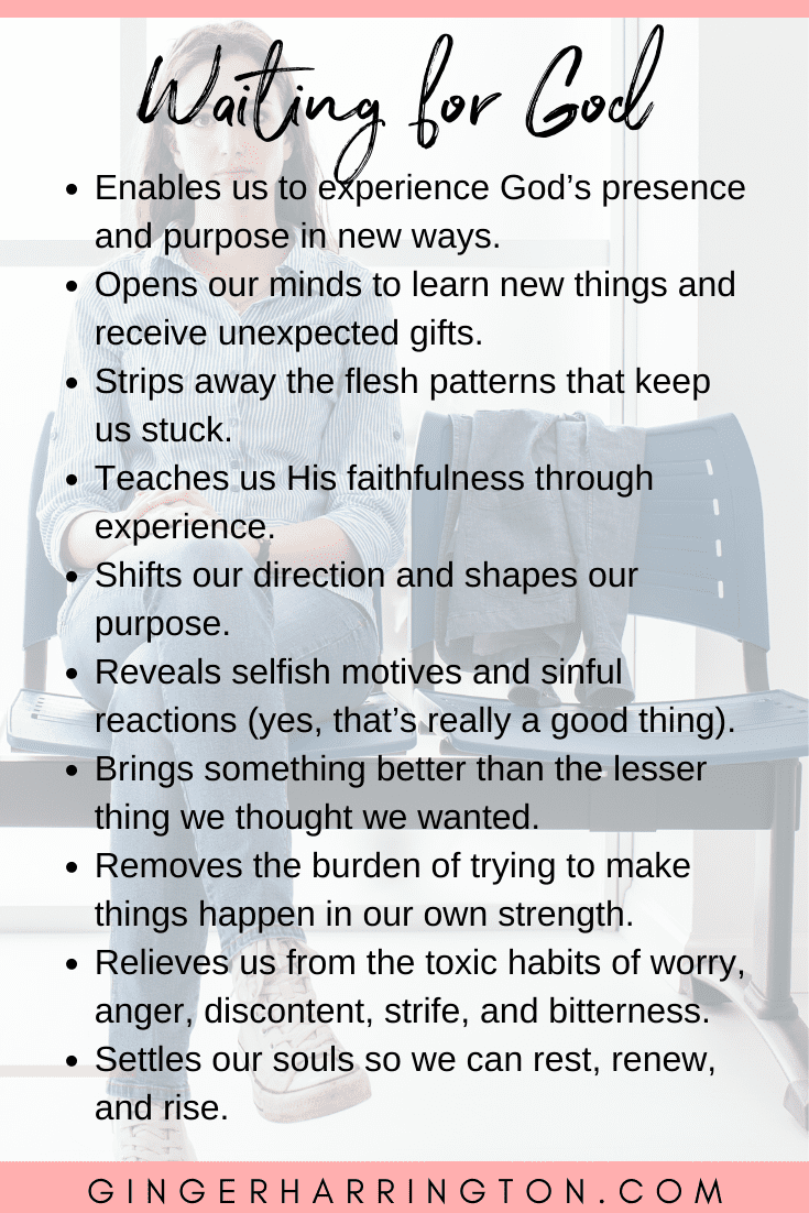 Is it possible that God has unexpected benefits hidden in times of waiting? Waiting for God requires a willingness to acknowledge that we don’t control much in this world. Waiting for God can be a good thing when we experience the deeply restoring and rejuvenating work of the Holy Spirit. Discover these unexpected blessings and benefits of waitinf for God.  #waitingforgod #waiting #spiritualgrowth #christianfaith #waitingforgodstiming #trustinggod #christianinspiration