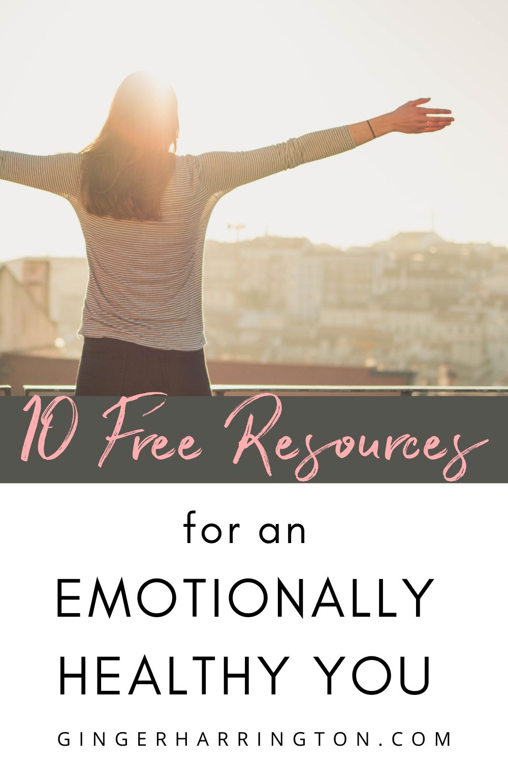 Enjoy 10 free resources from Ginger Harrington to understand and process your emotions in this post. It's hard to grow spiritually beyond where you are emotionally. Are you ready to work on an emotionally healthy you?  #emotionalhealth #emotionalwellness #healthyliving #holyandwhole #healthyemotions #emotions