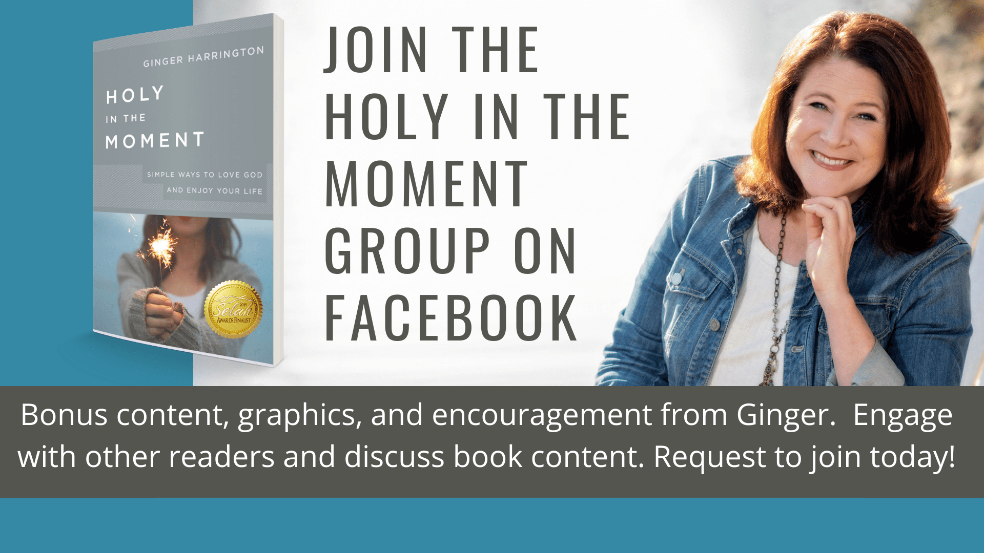 Join the Holy in the Moment Community on Facebook to practice simple ways and holy habits for a deeper relationship with God, others, and yourself.
