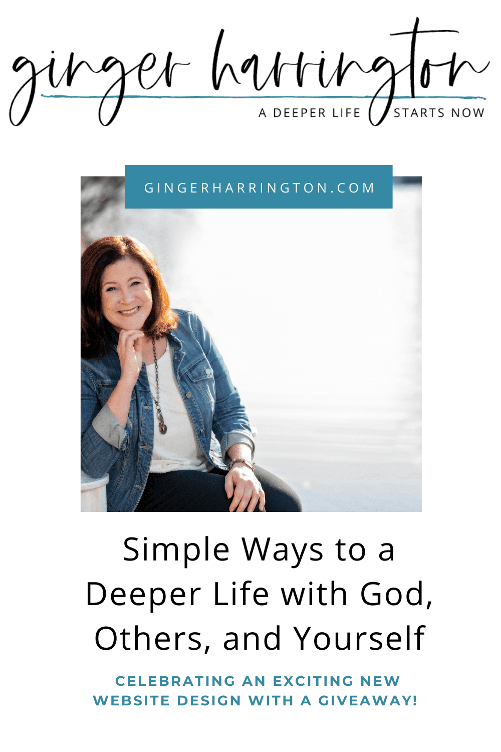 Simple ways to a deeper life with God, others, and ourselves. Practical ideas for spiritual growth for Christian women.